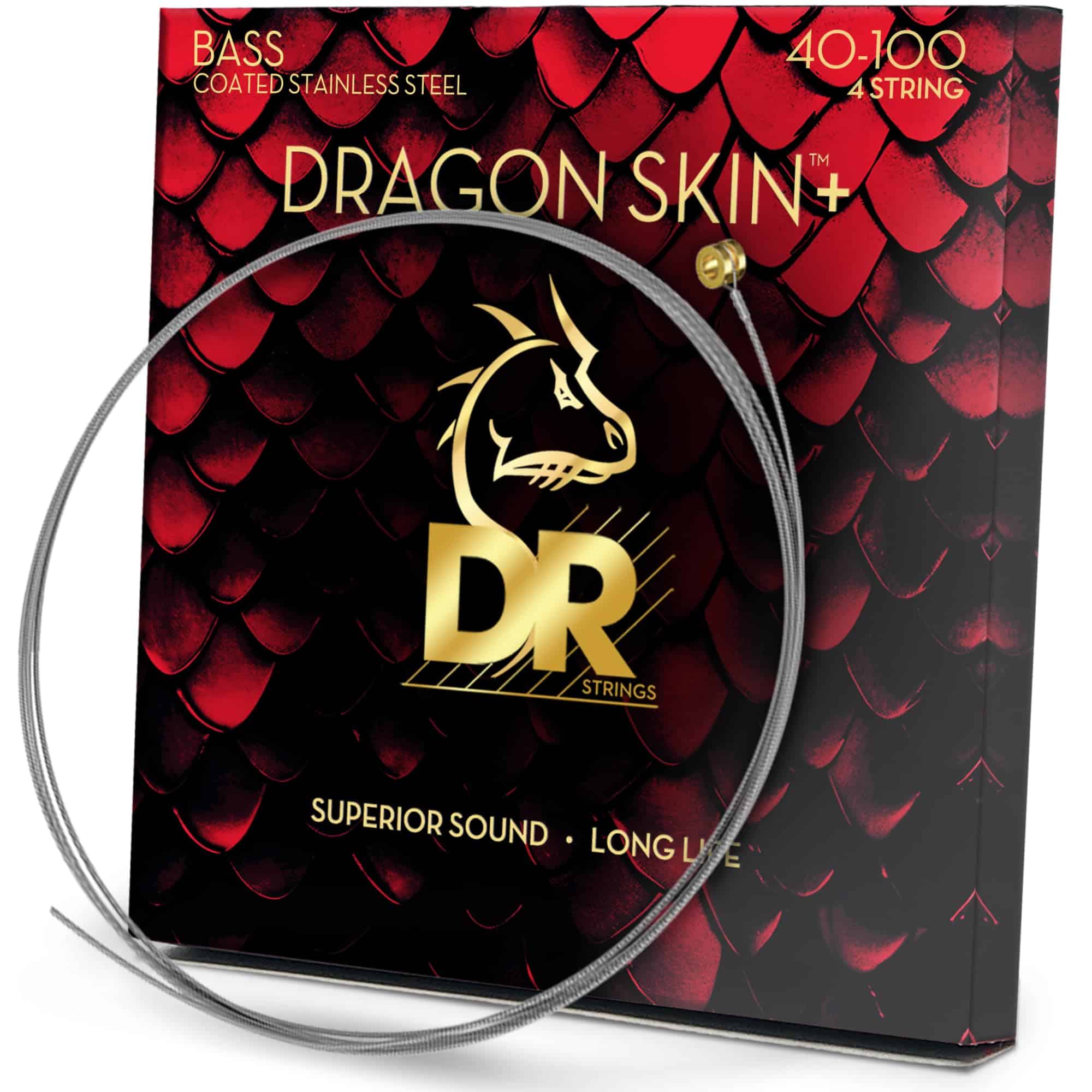 Cuerdas de bajo de acero inoxidable -Silver