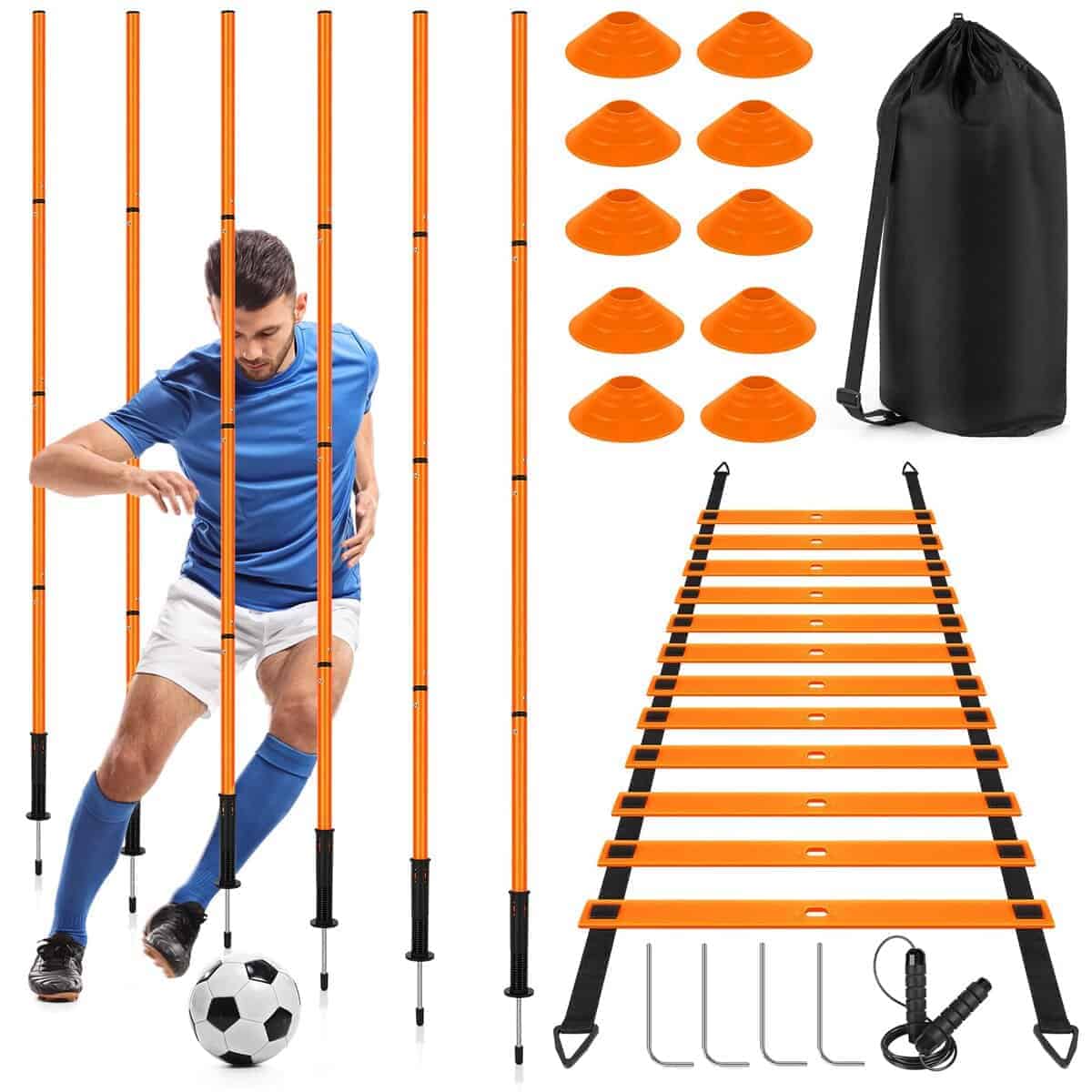 Equipo de Entrenamiento de Agilidad de Fútbol: -Naranja