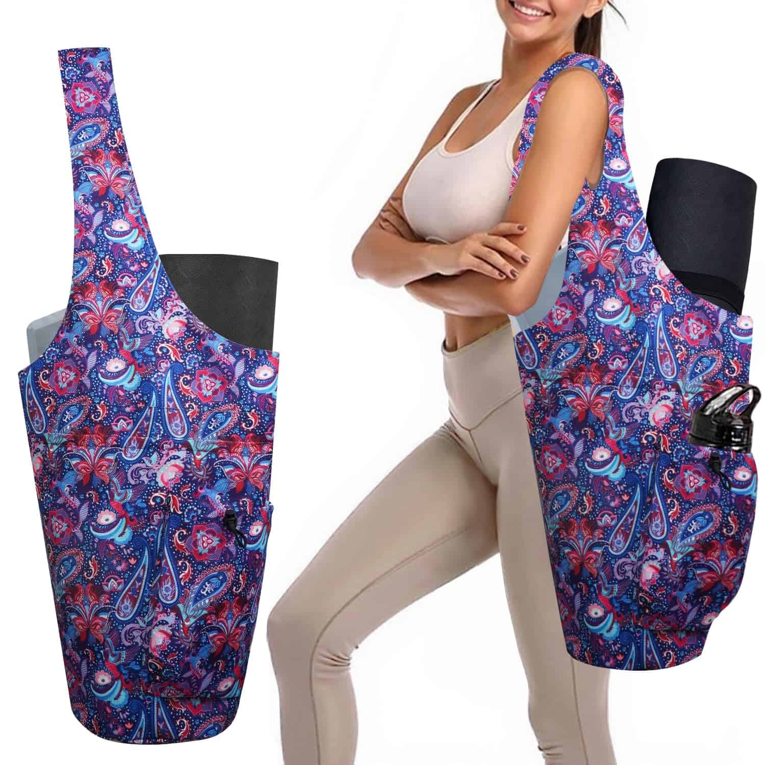 Bolsa para yoga impermeable Saniwu para mujeres, bolso de