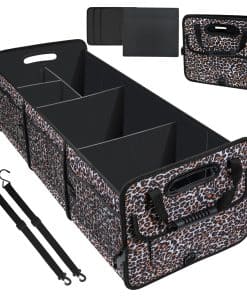 Organizador de maletero estampado de leopardo - Capacidad