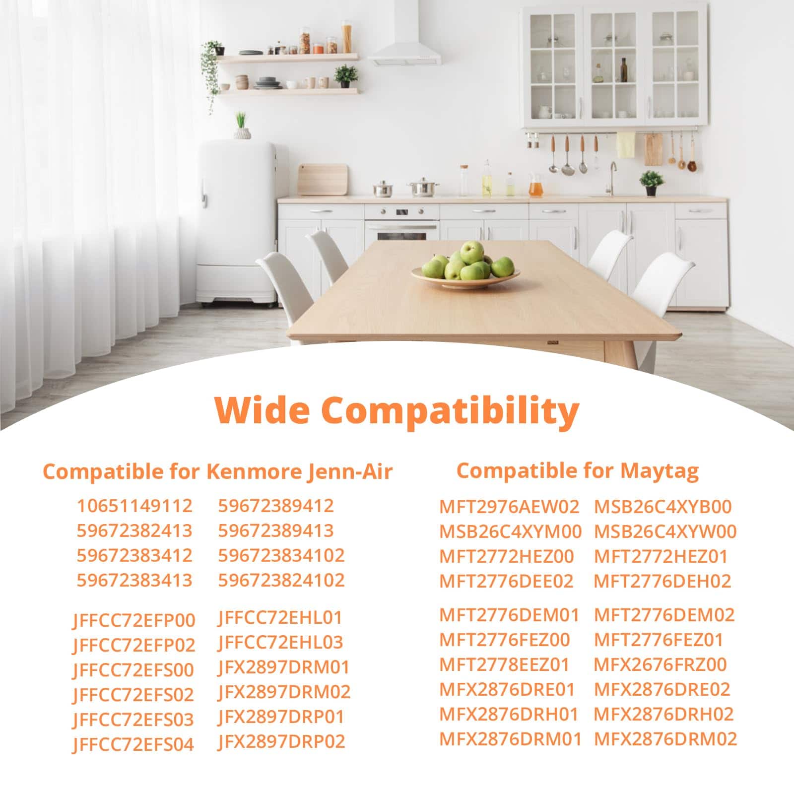 Bombilla de luz de refrigerador Showingo W10695459 - Imagen 8