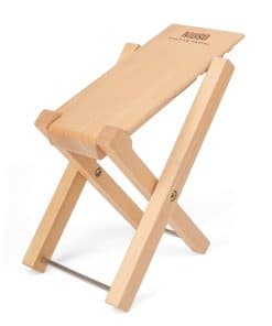 Taburete para guitarra Muso, reposapiés ajustable de madera