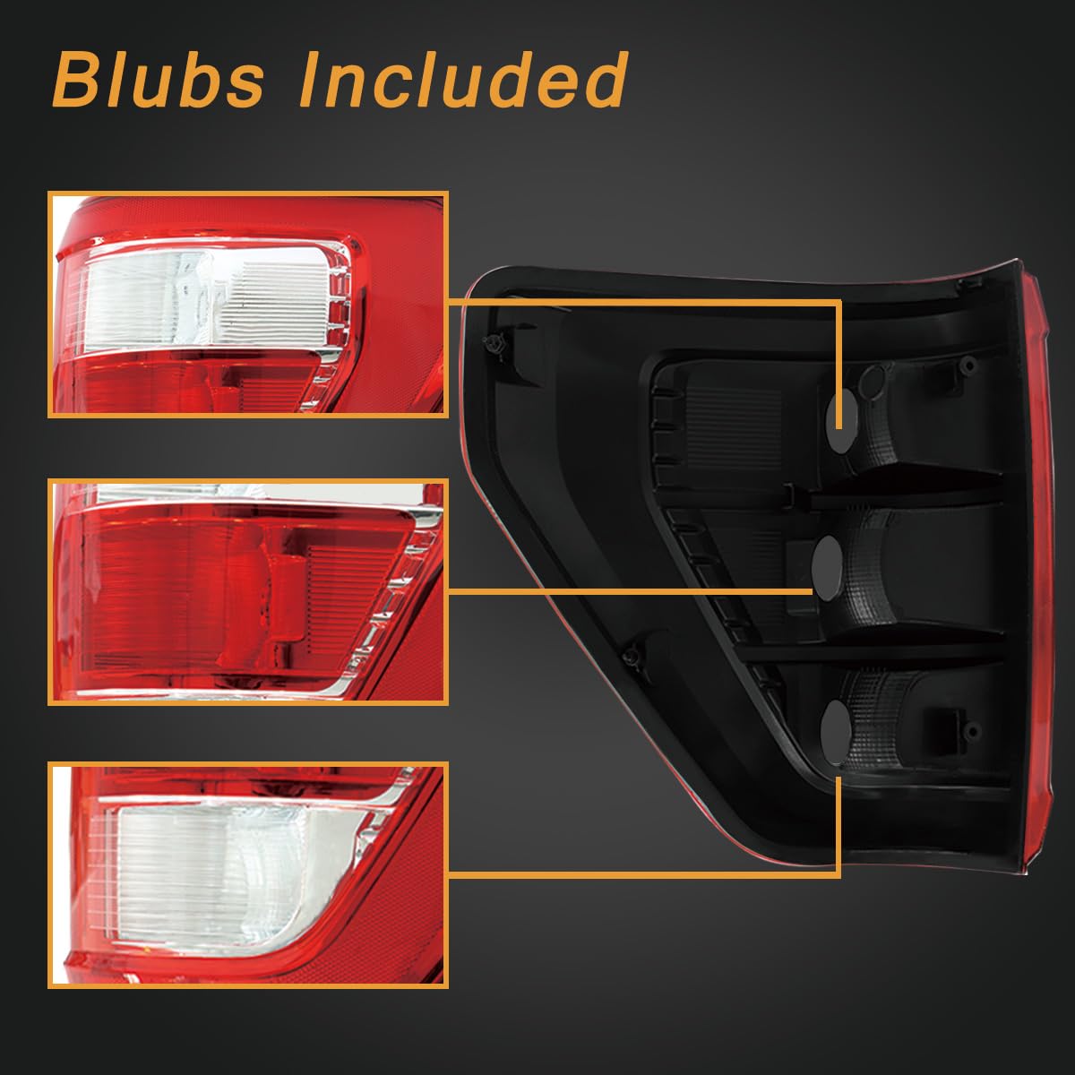 Ensamblaje de luz trasera compatible con F150 2021-2023 - Imagen 6