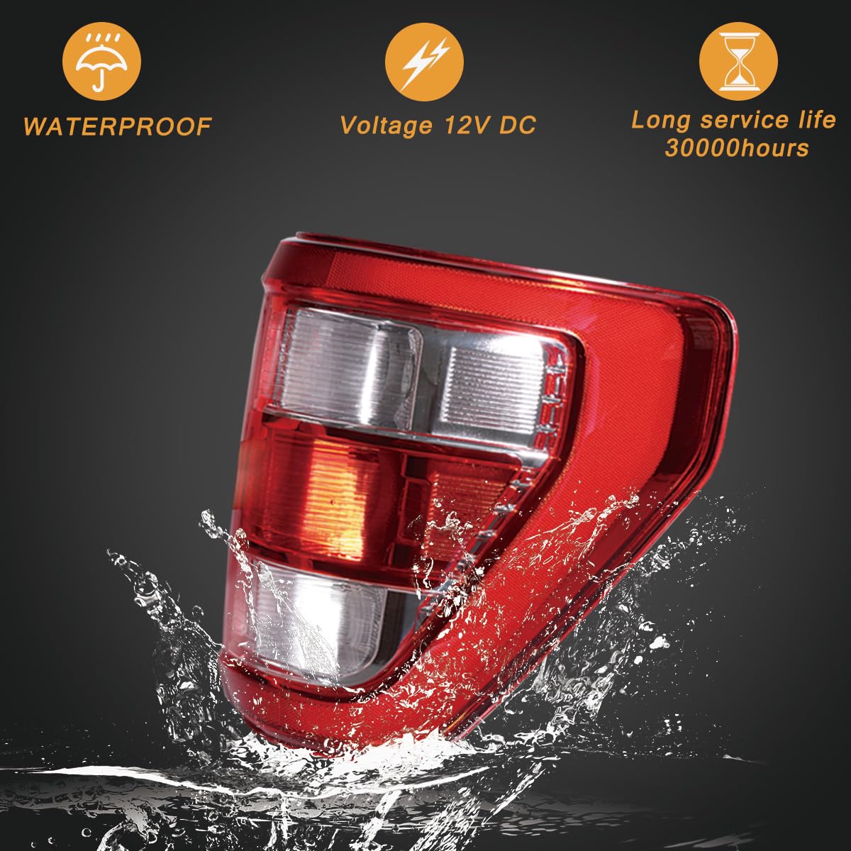 Ensamblaje de luz trasera compatible con F150 2021-2023 - Imagen 5