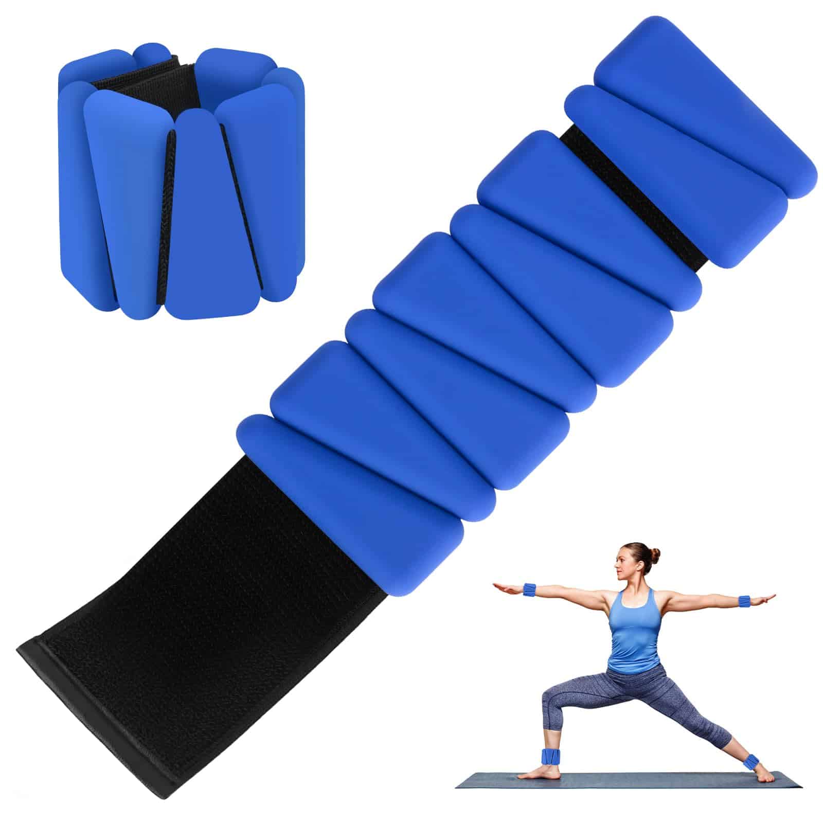 Set de Pesas Ajustables para Muñeca de 2, Pulseras de Peso