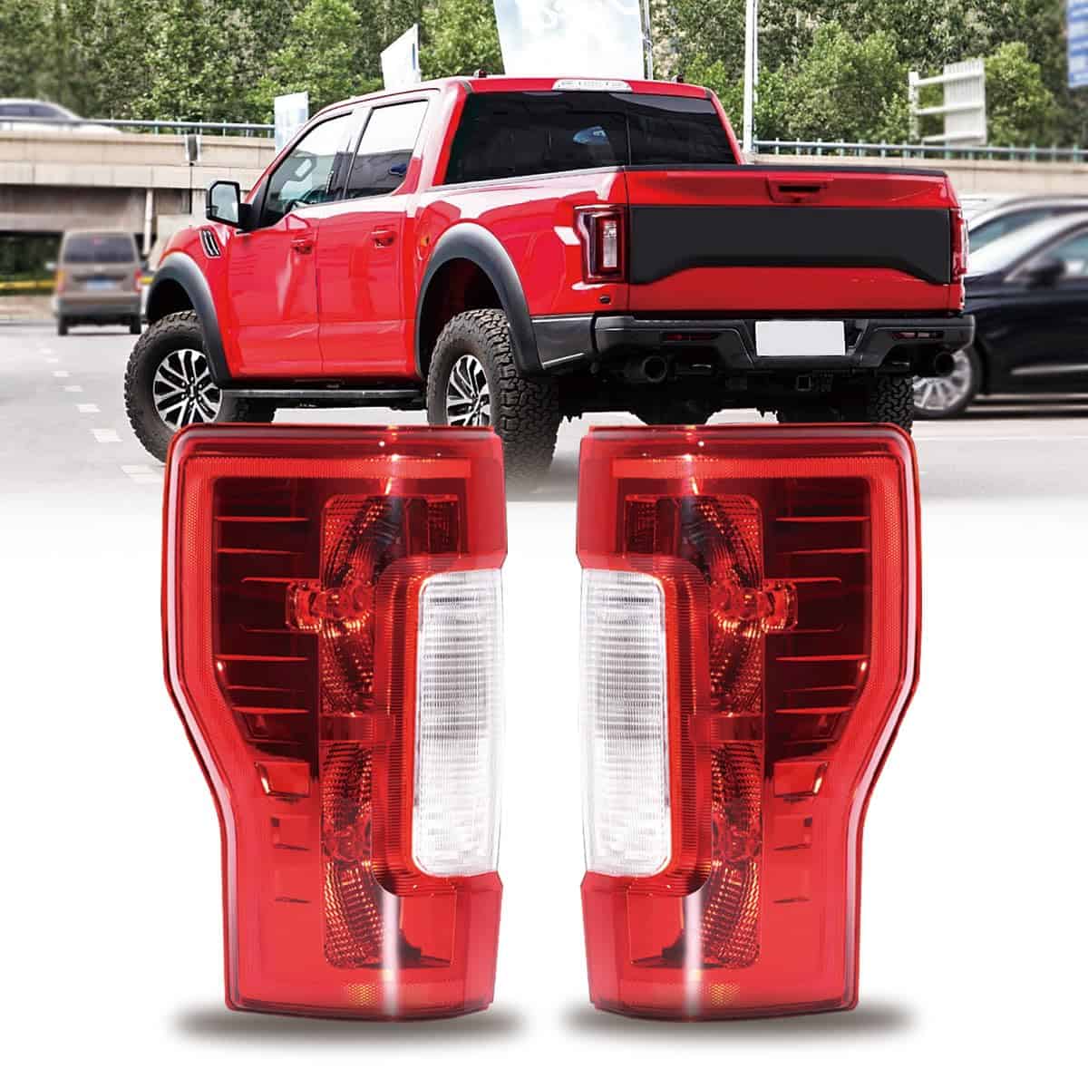 Ensamblaje de luz trasera compatible con F250 Super Duty