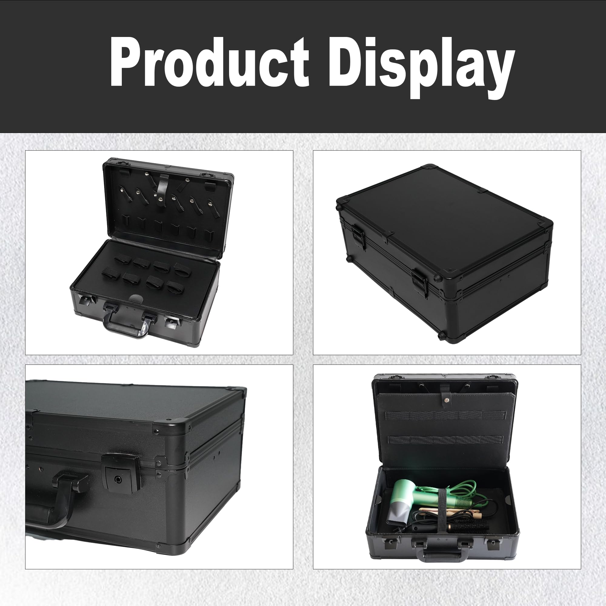 Estuche de Barbero Profesional FEILA BEAUTY de Aluminio - Imagen 6