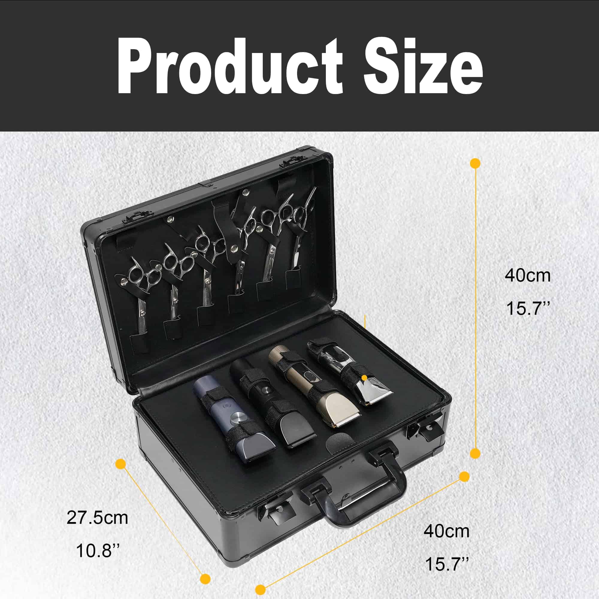 Estuche de Barbero Profesional FEILA BEAUTY de Aluminio - Imagen 4