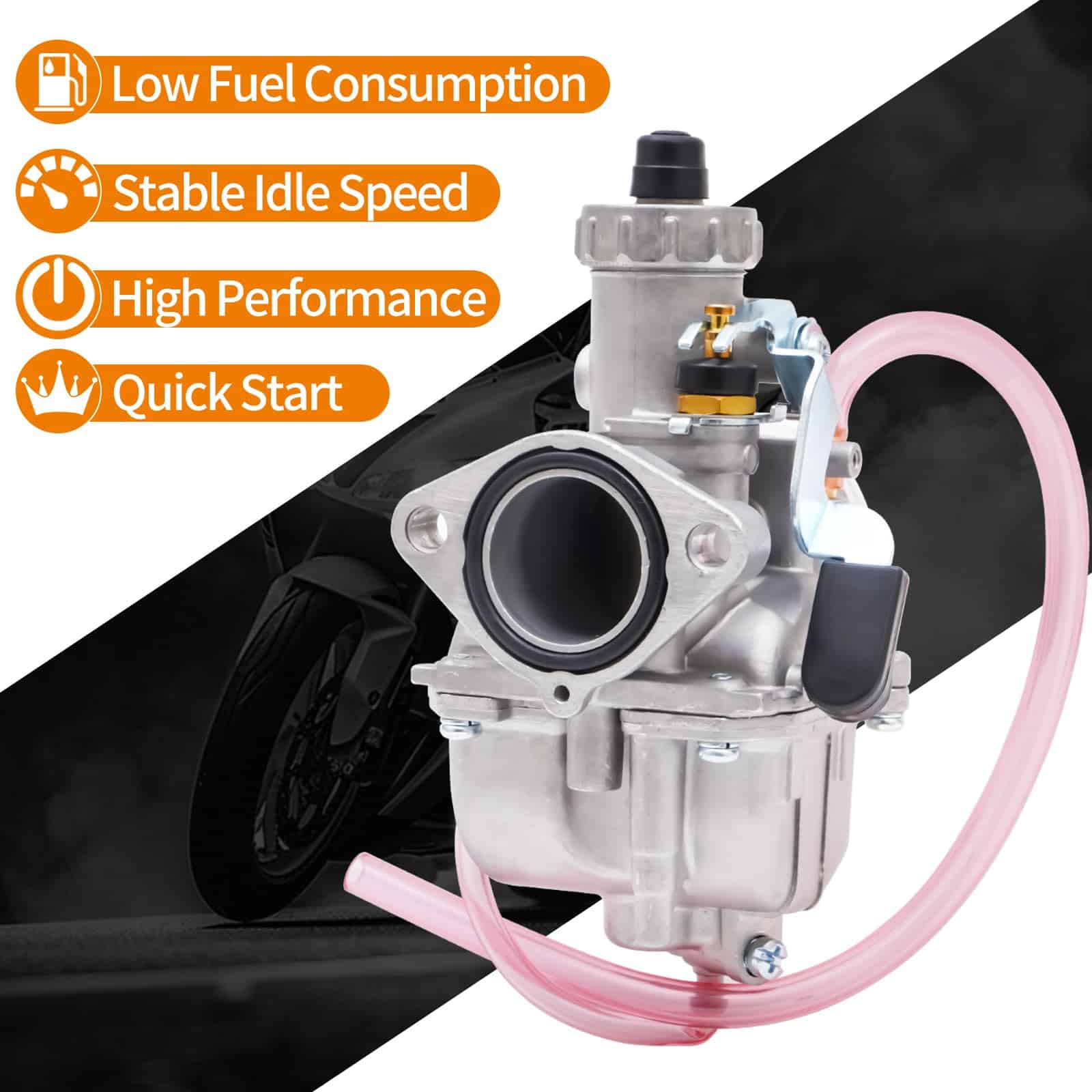 Carburador HAUERTZX VM22 de 26 mm con Filtro de Aire Kit de - Imagen 3