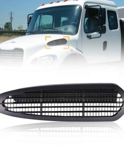 Rejilla de ventilación lateral del capó delantero negro