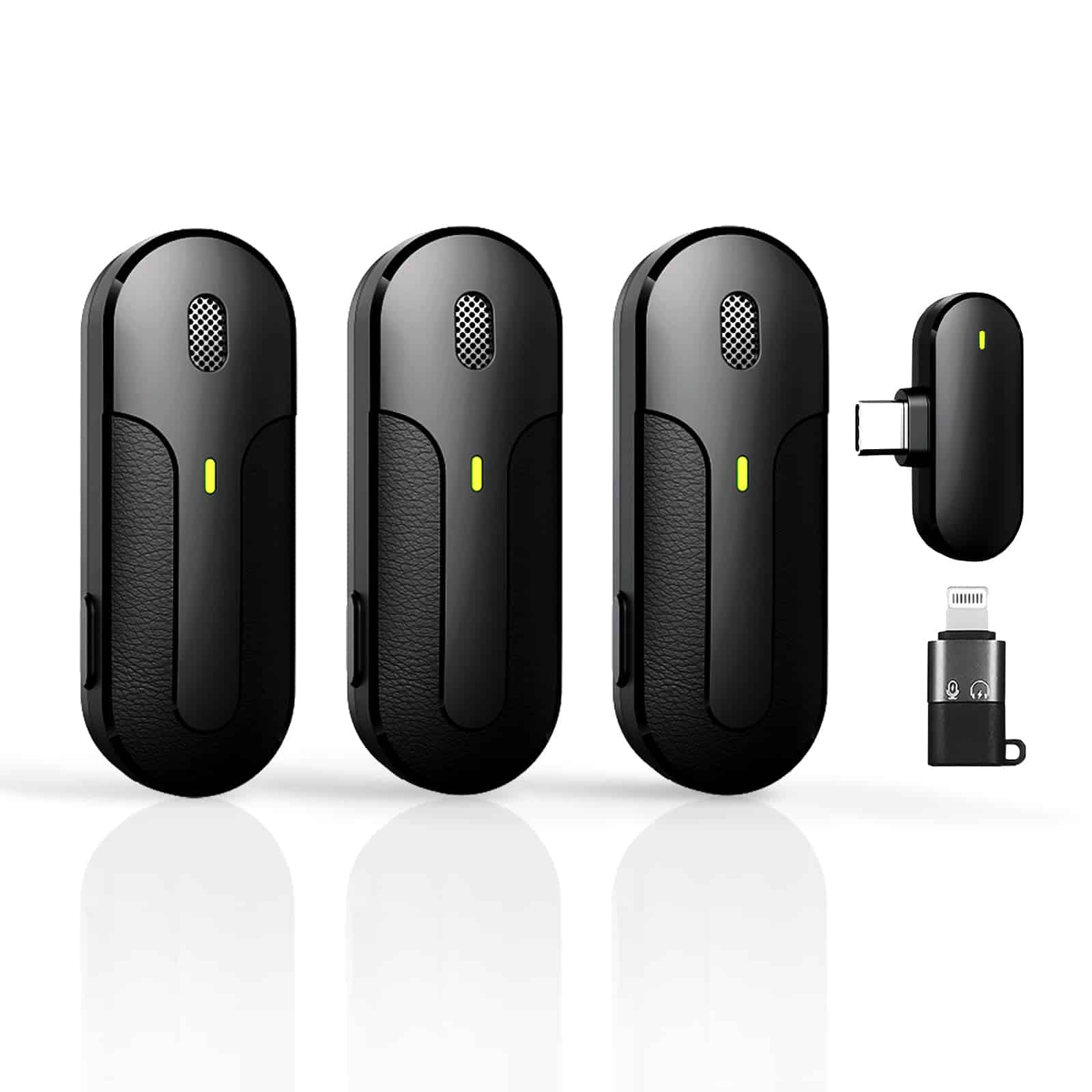 Micrófono inalámbrico de solapa GLONHI para iPhone,