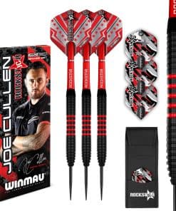 Juego de Dardos de Latón Winmau Darts Joe Cullen Rockstar
