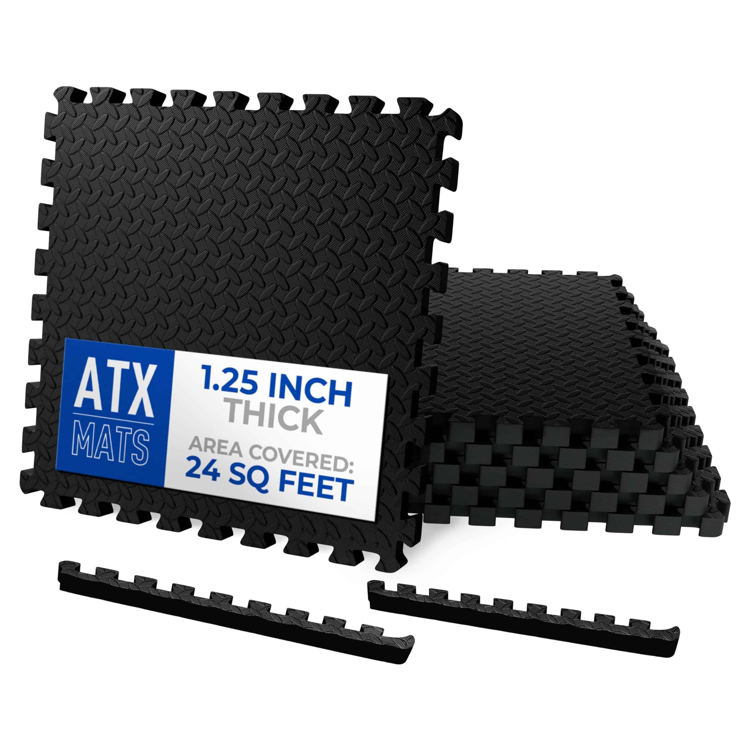 Tapete de Ejercicio de Rompecabezas 1.25 in, Baldosas de