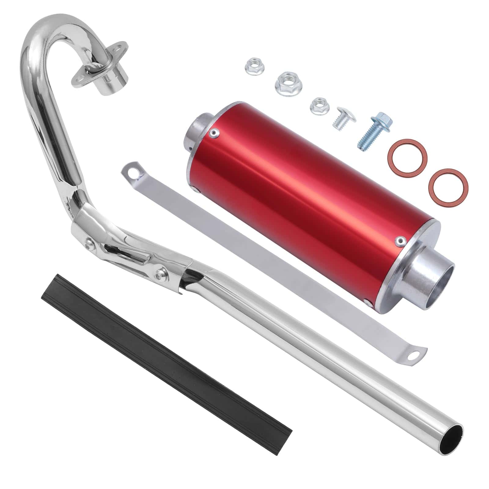 Silenciador de escape HAUERTZX de 28mm de diámetro para