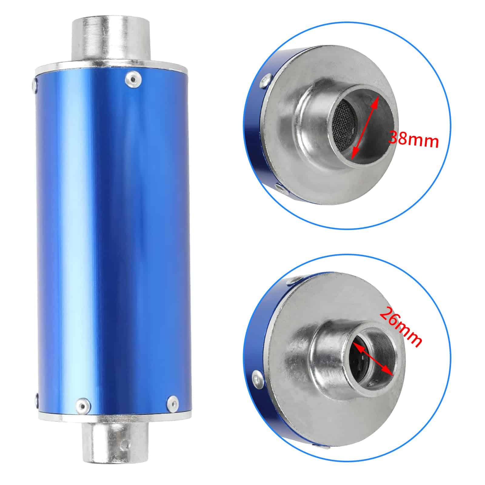 Escape Silenciador Tubo de Escape de Gran Diámetro Kit - Imagen 4