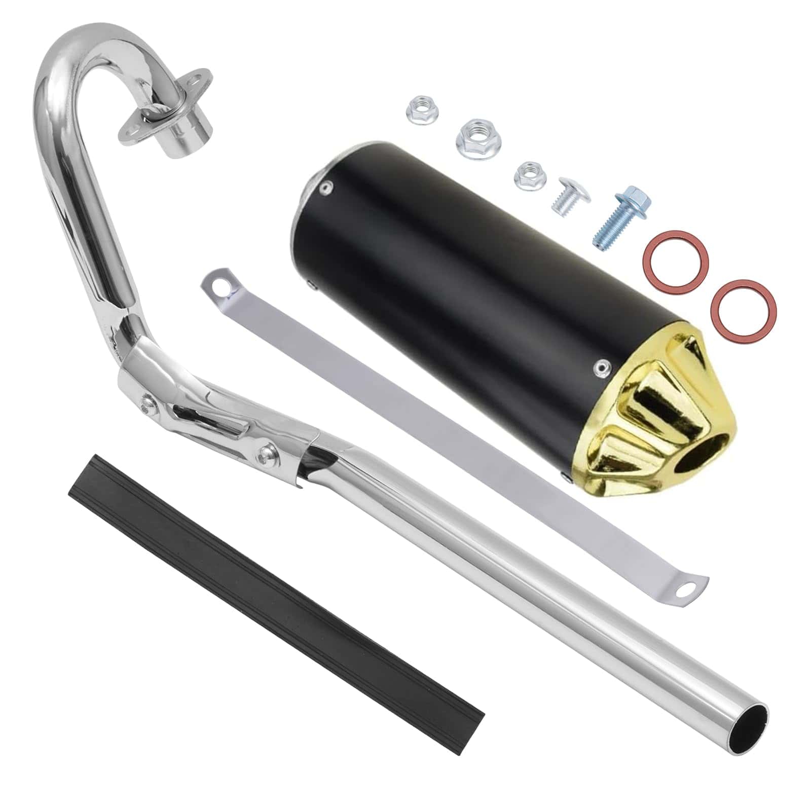 Silenciador de escape para motocicleta HAUERTZX compatible