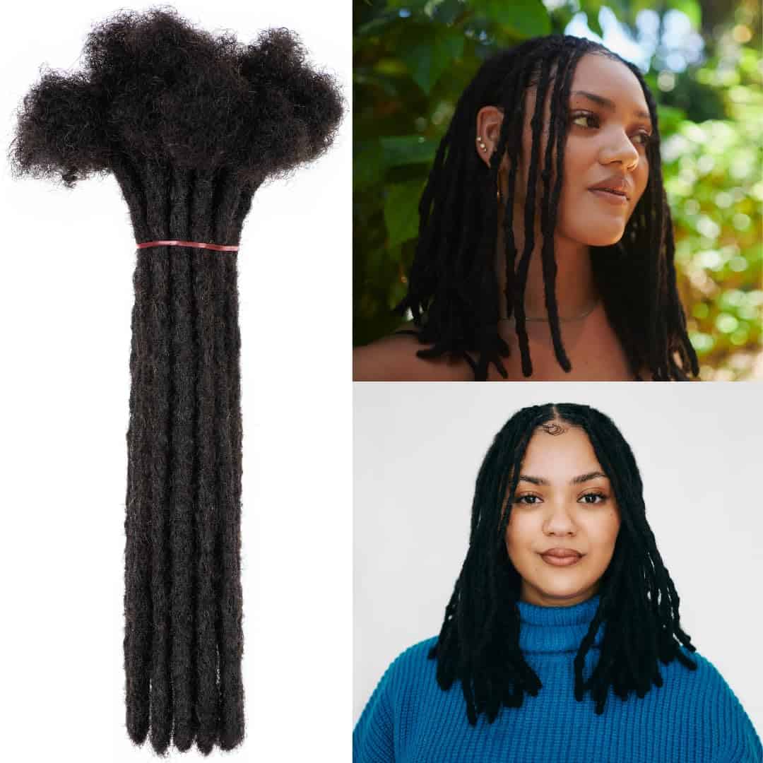 Extensiones de Rastas de Cabello Humano Real 100% LinkMai