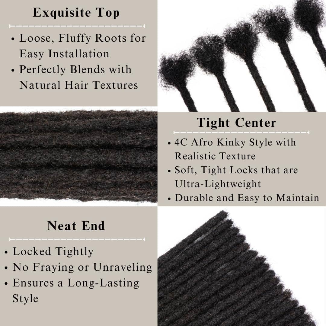 Extensiones de Rastas de Cabello Humano Real 100% LinkMai - Imagen 4