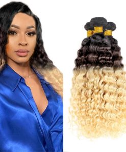 #4 Humano Pelo 613 Agua onda T1B/4/613 Rubia Paquetes