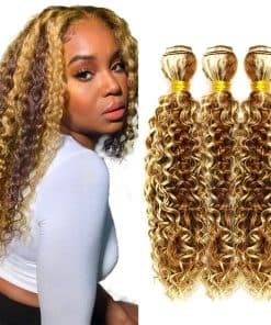 613 Mechones de Cabello Humano #30 Kinky Curly Mechones de