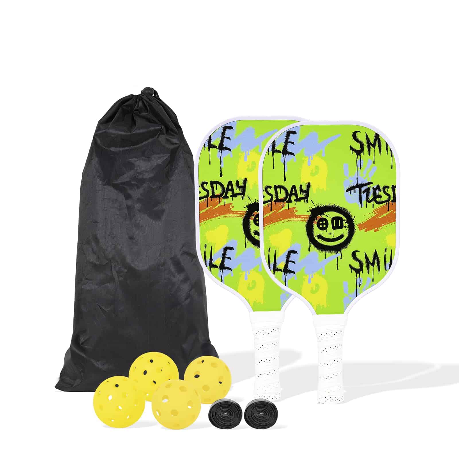 Juego de Paletas de Pickleball SIXPLUS Set de 2 Paletas de