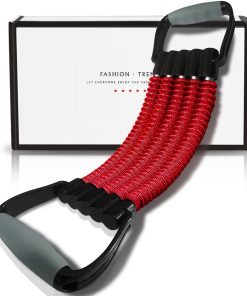 Chest Expander con Bandas de Resistencia Ajustable, Negro