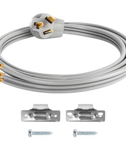 Cable de Secadora de 3 Puntas de 6 pies, Enchufe de Energía