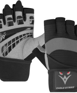 Guantes de Entrenamiento Acolchados EAGLE -Negro y Gris