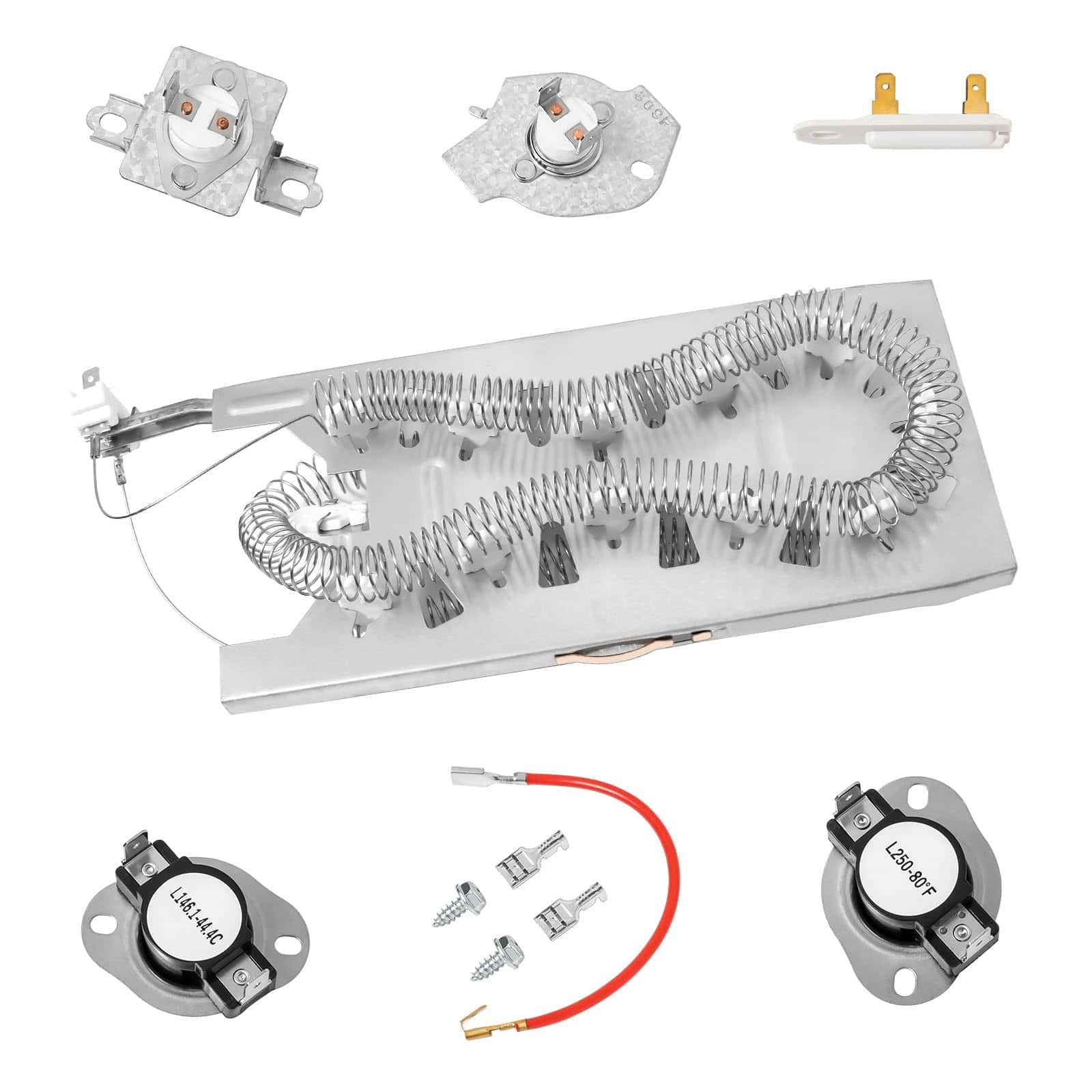 Kit de Elemento Calefactor 3387747 para Secadora, Incluye
