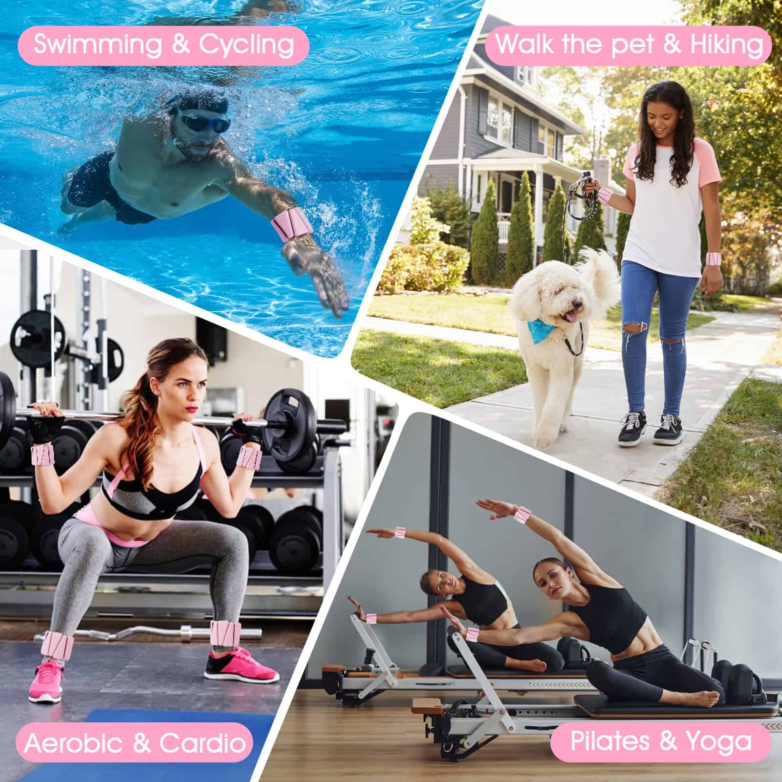 Pulseras Pesas para Muñeca, Conjunto de 2 Brazaletes - Imagen 8