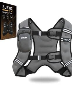 Chaleco con peso ZUETK, -Gris con Bolsa