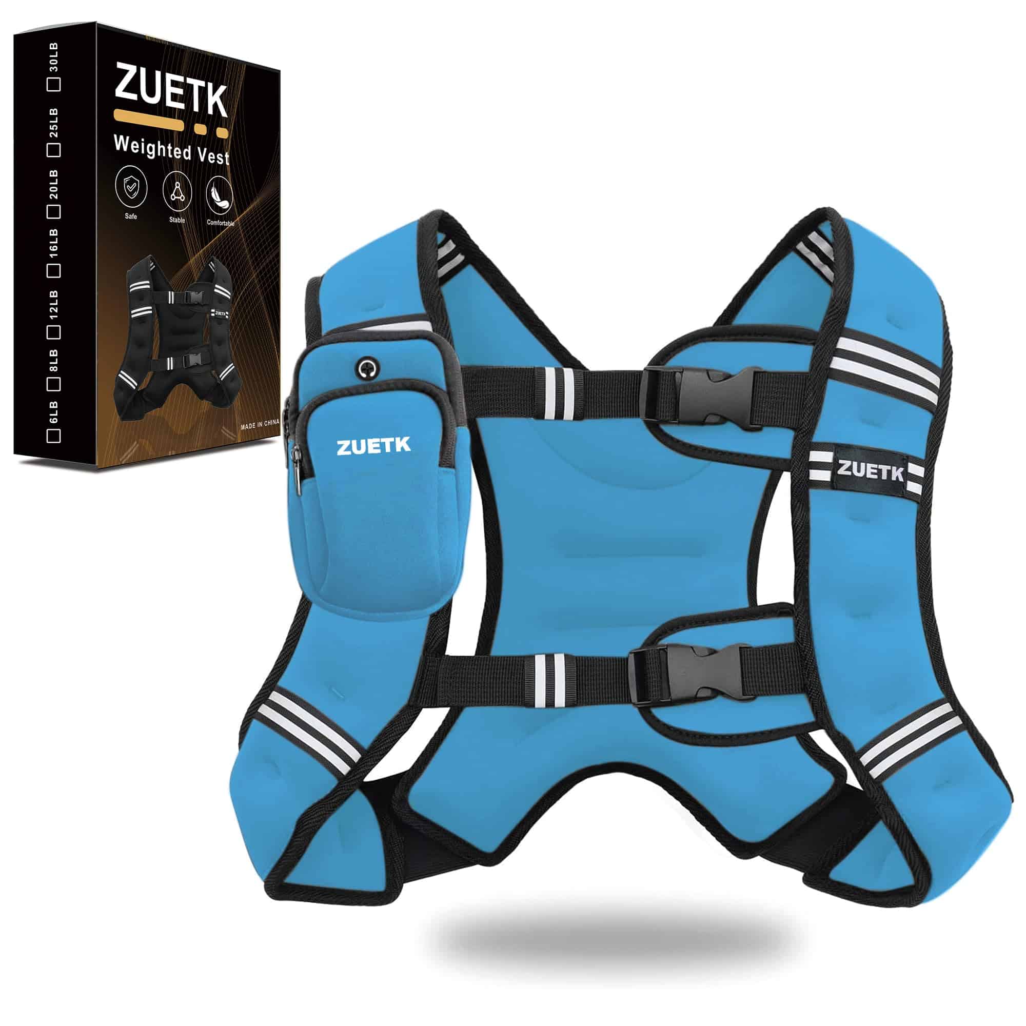 Chaleco con Peso ZUETK, Chaleco con Pesas de