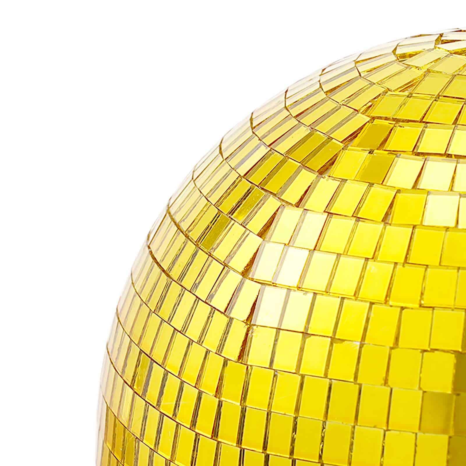 Esfera de Espejo Dorada Colgante: 6 Pulgadas Bola - Imagen 8