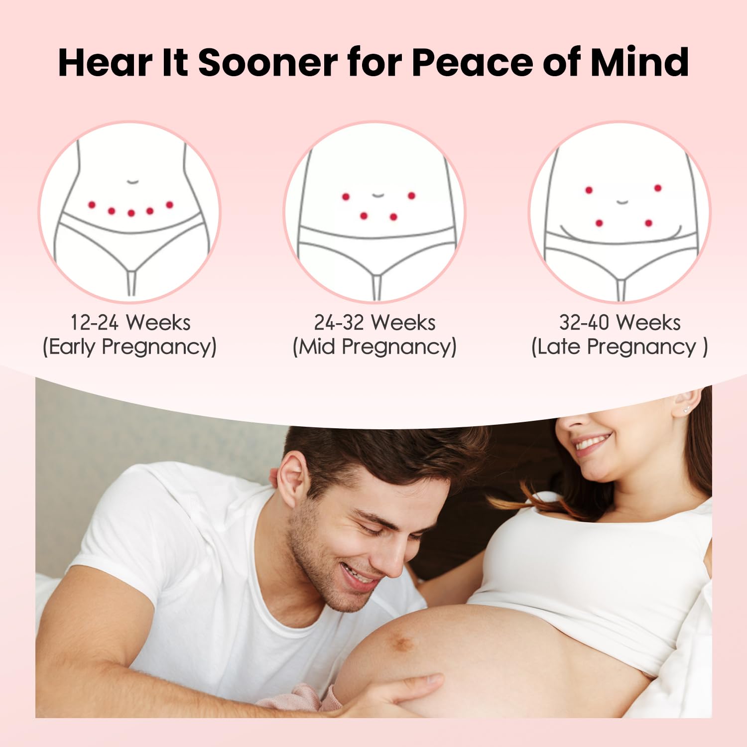 Accesorios para Monitor de Latido Cardiaco para Bebé, - Imagen 6