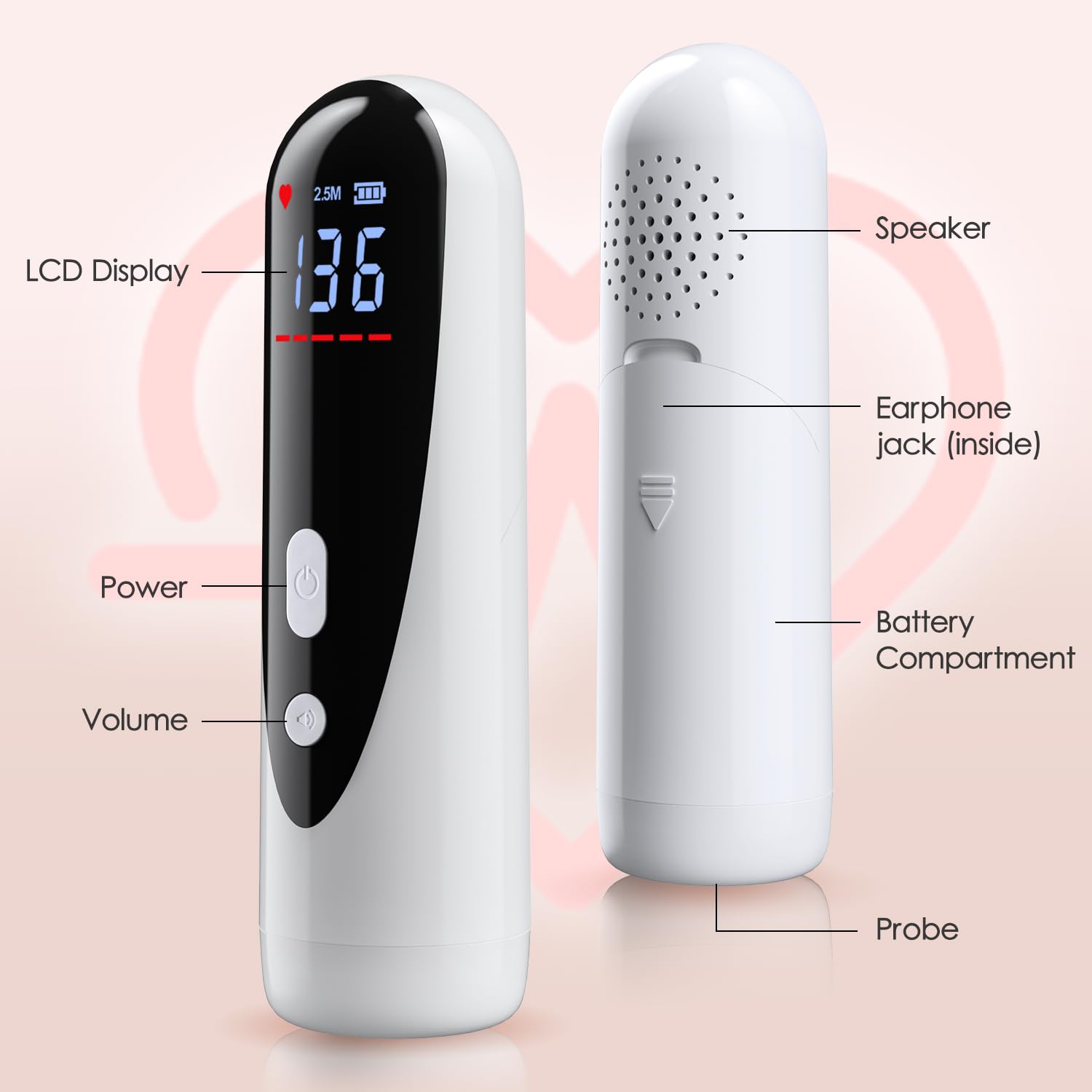 Accesorios para Monitor de Latido Cardiaco para Bebé, - Imagen 3