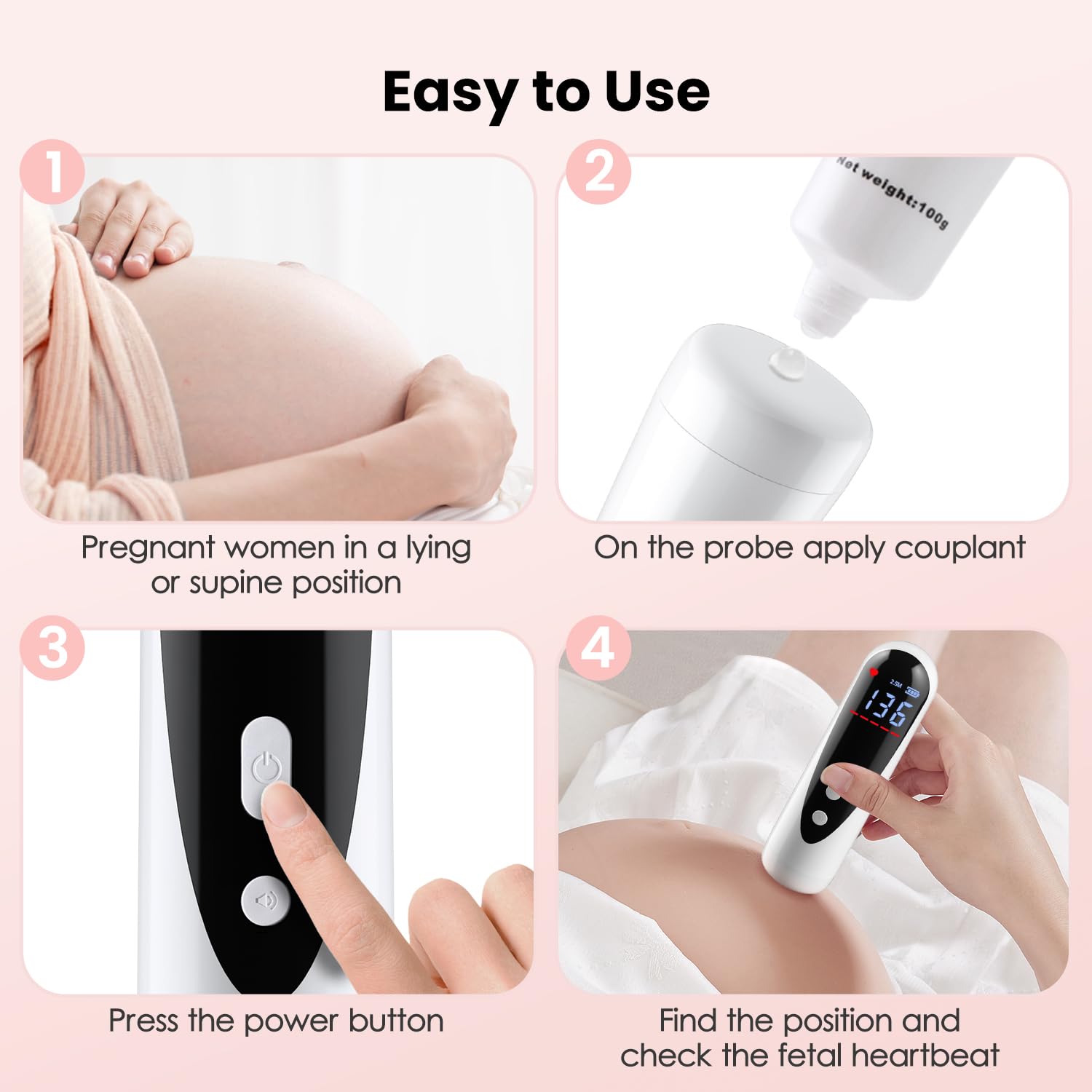 Accesorios para Monitor de Latido Cardiaco para Bebé, - Imagen 7