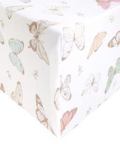 Sábana de cuna ajustada de punto premium "Luna" por Copper