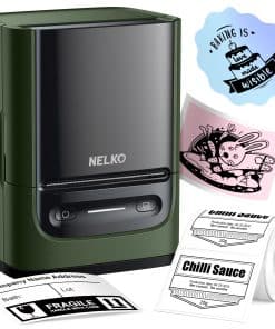 Máquina de etiquetas Nelko con cinta, -Verde Profundo