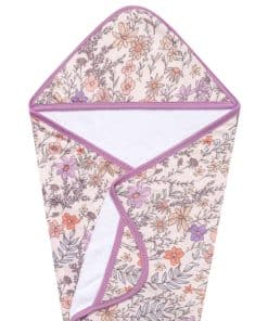 Toalla de baño con capucha de punto Premium -Flora