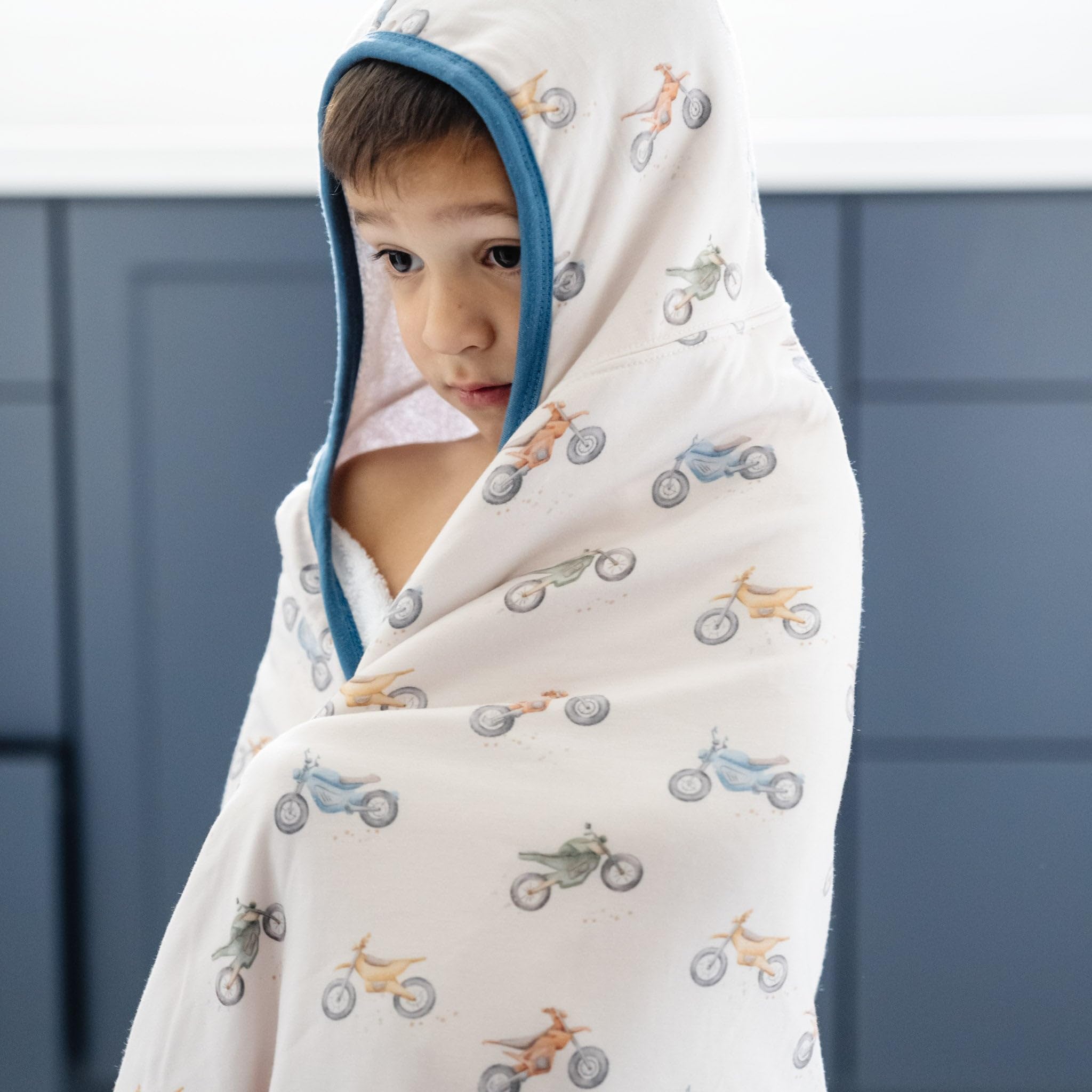 Toalla con capucha grande premium Copper Pearl Ryder - Imagen 3