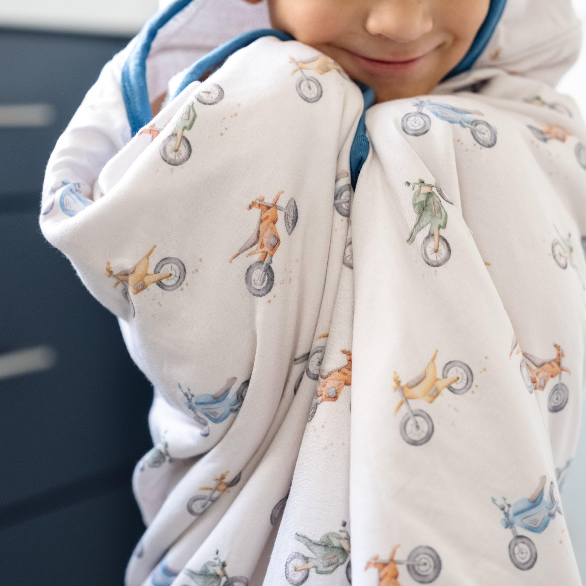 Toalla con capucha grande premium Copper Pearl Ryder - Imagen 6