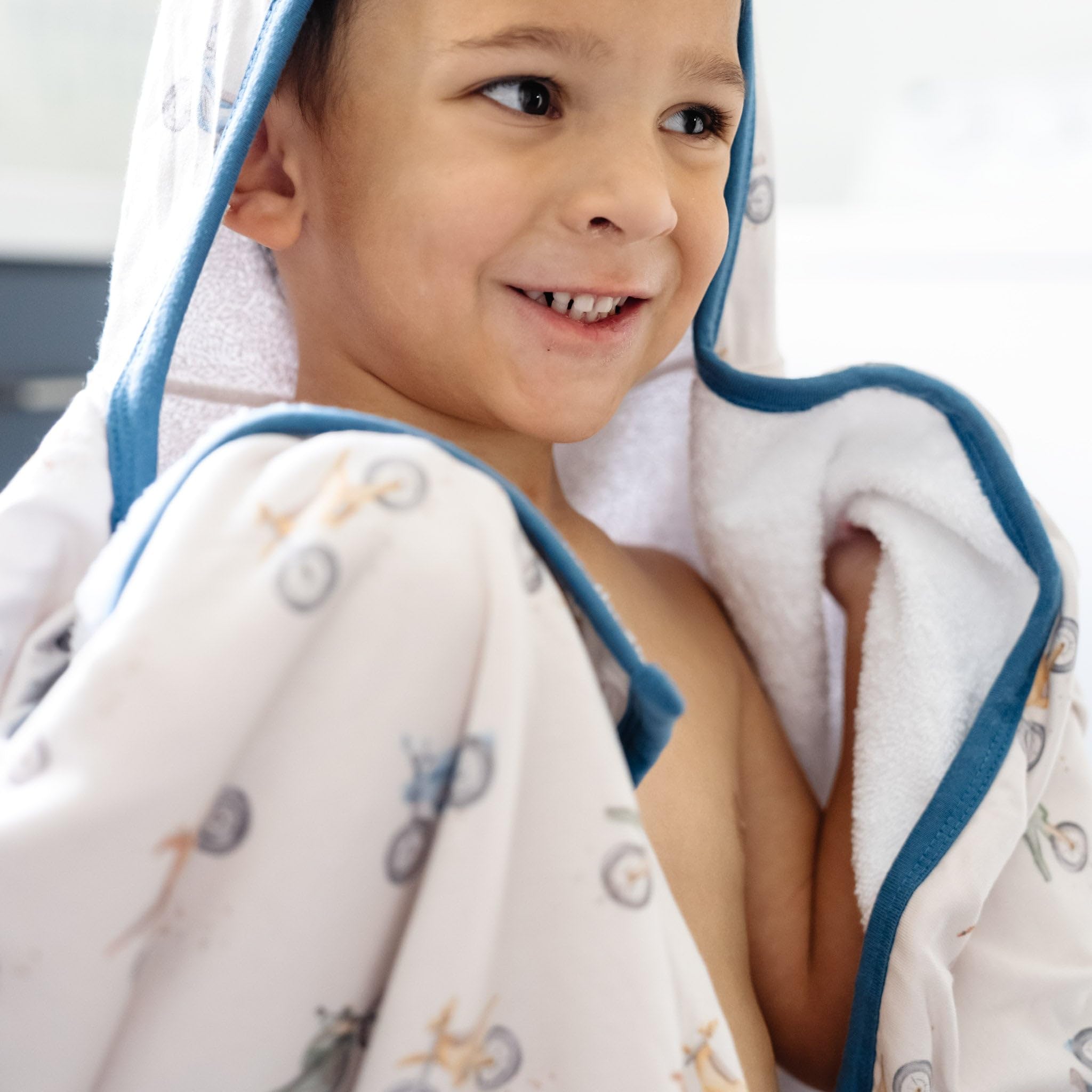 Toalla con capucha grande premium Copper Pearl Ryder - Imagen 5