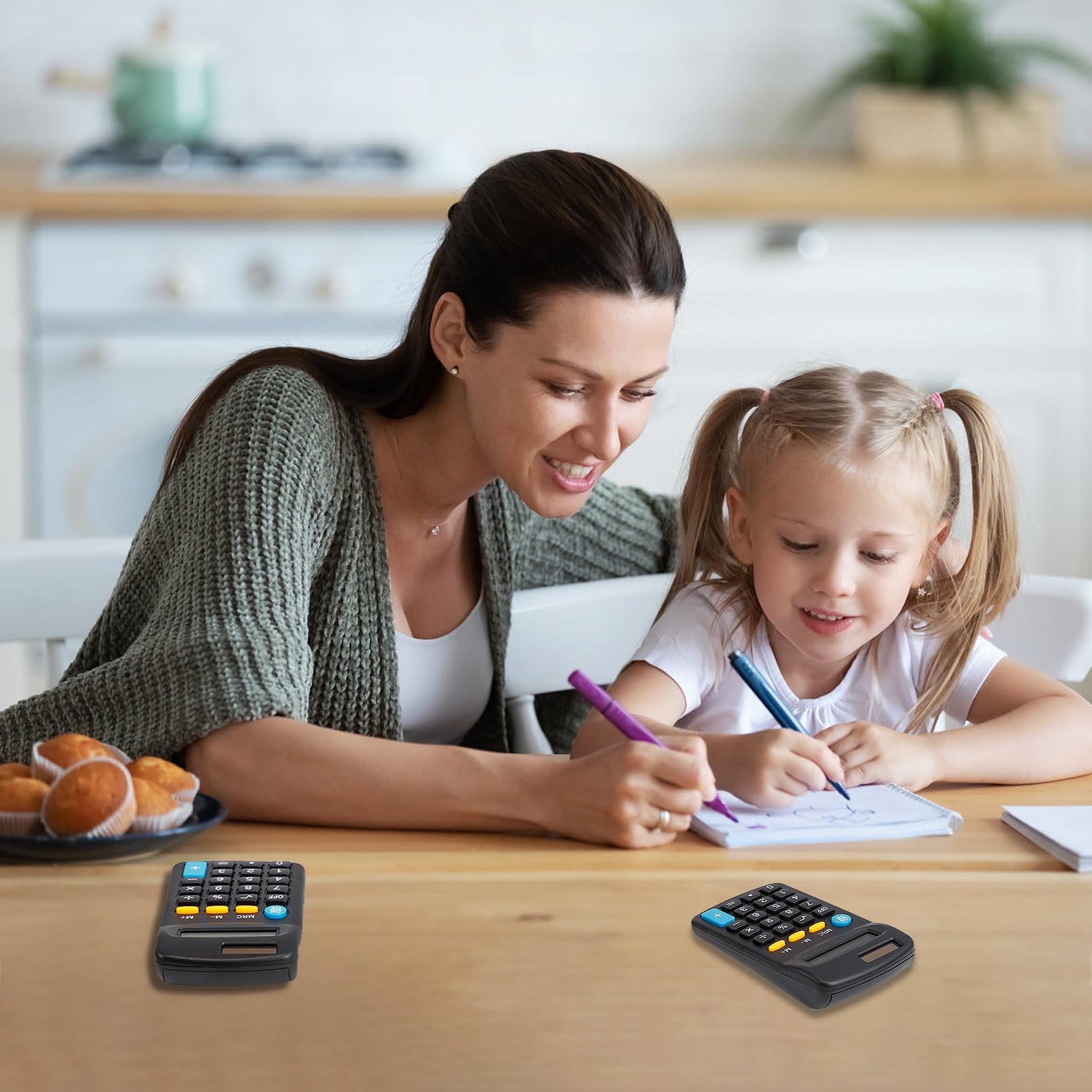 24 Piezas de Calculadoras Mini de Bolsillo Dyrfolm, - Imagen 7