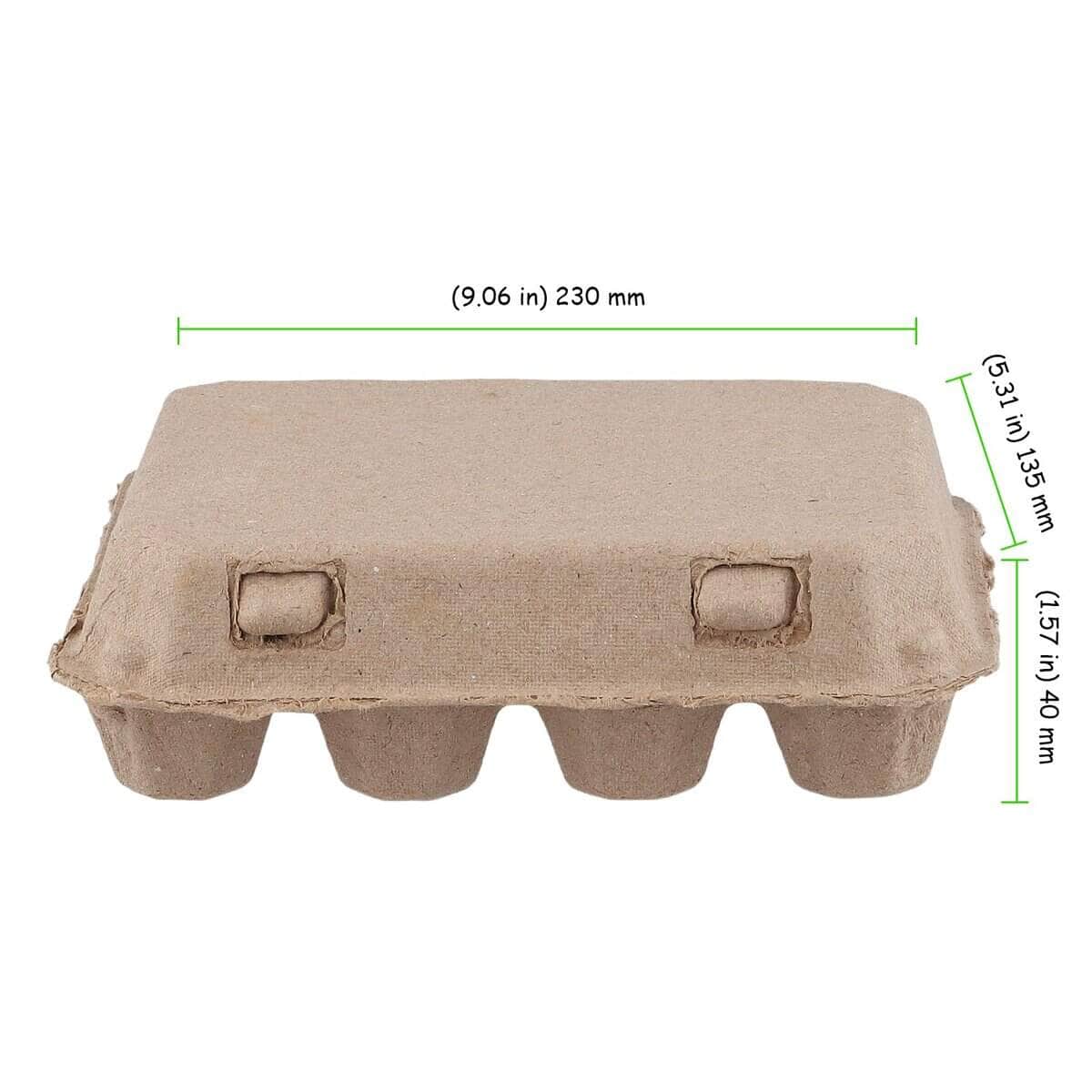 TAICHEUT 60 Pack 12 Count Quail Egg Cartons, Paper Pulp - Imagen 3