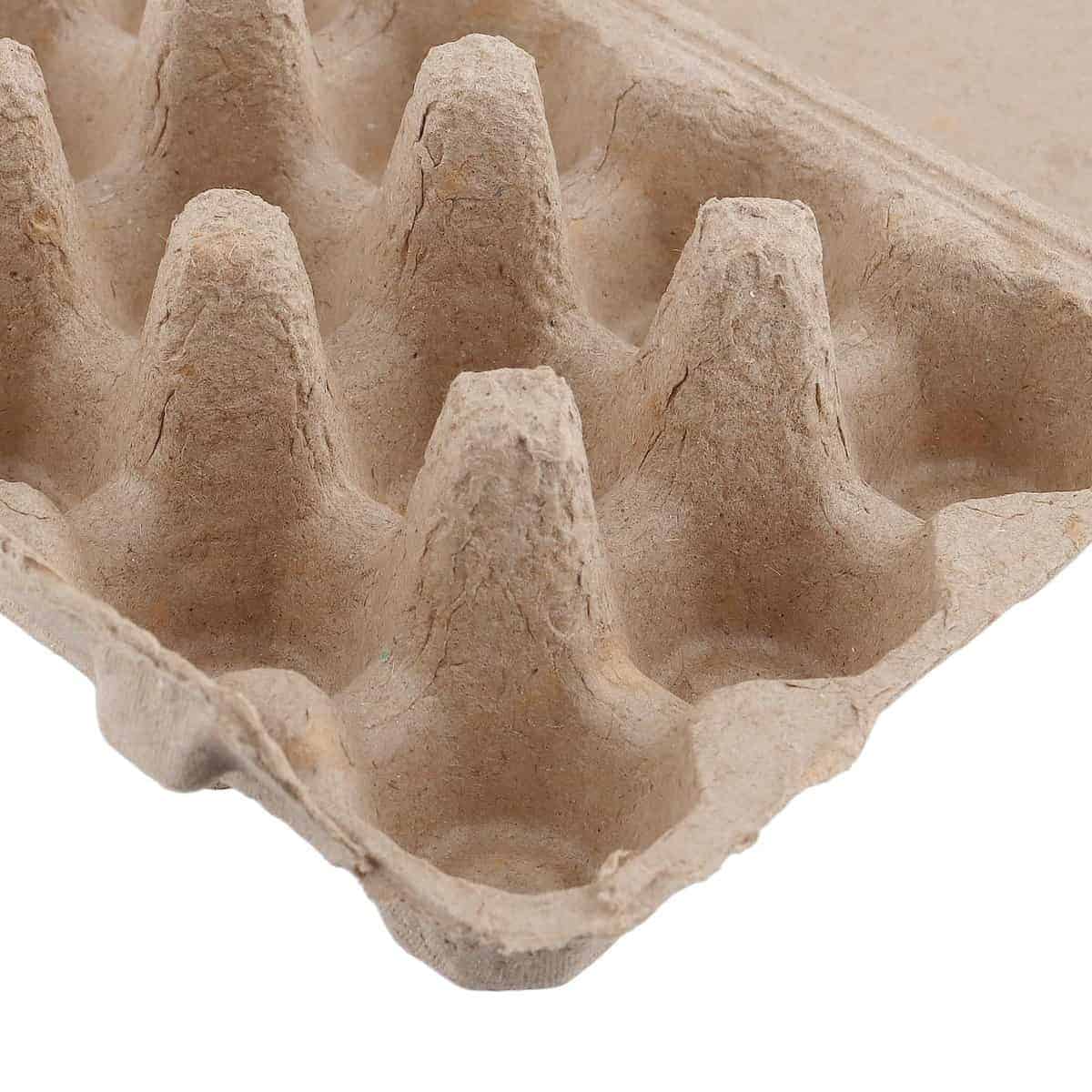 TAICHEUT 60 Pack 12 Count Quail Egg Cartons, Paper Pulp - Imagen 4