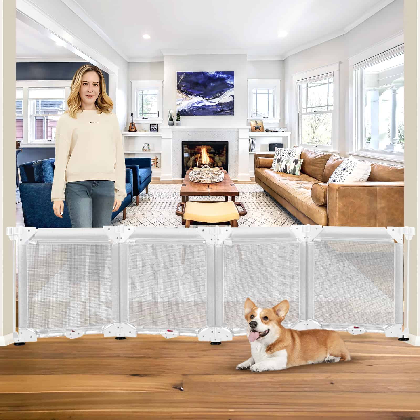 Barrera de seguridad sin tornillos con ventosas fuertes 2