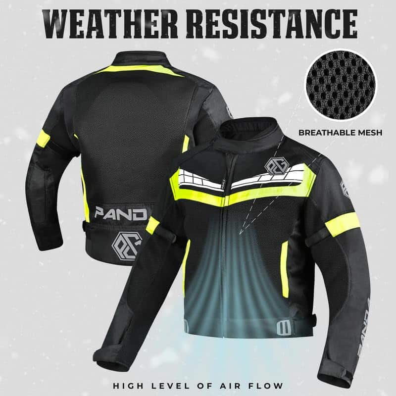 Chamarra de Motocicleta de Malla para Hombres y Mujeres - Imagen 7