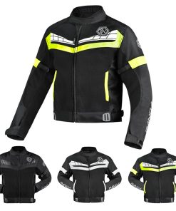 Chamarra de Motocicleta de Malla para Hombres y Mujeres