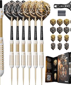 IgnatGames Darts Metal Tip Set - Juego de 6 dardos de punta