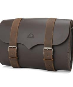 Bolsa de sillín Vintage para Motocicleta Hide & Ride,